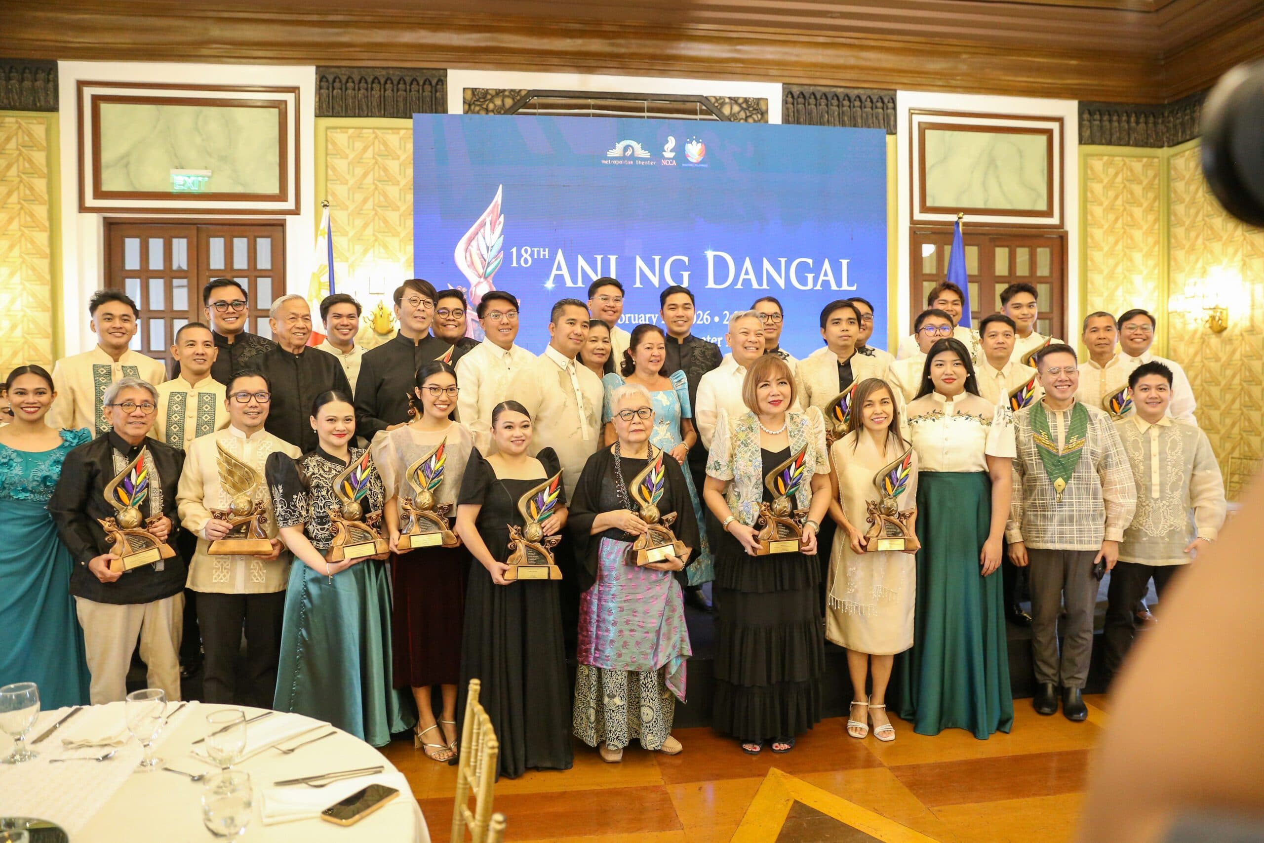 32 Filipino Artists Receive Prestigious Ani ng Dangal Awards